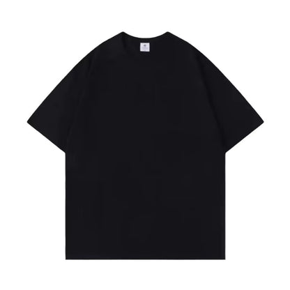 260Gsm Combed Cotton Tees Tshirts Mens Solid Tops Woman Male Short Sleeve Breathable Summer Basic Tops T Shirts
